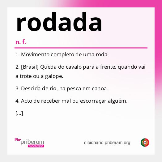 Significado de rodada